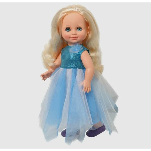 Кукла Анна праздничная , с озвучкой, высотой 49см кукла младенец егорка 2 56 см мягконабивная озвученная глаза закрываются