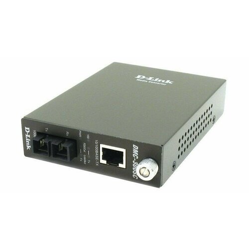  D-Link Fast Ethernet Twisted-pair to Fast Ethernet Multi-mode Fiber (2km, SC) Media Converter Module