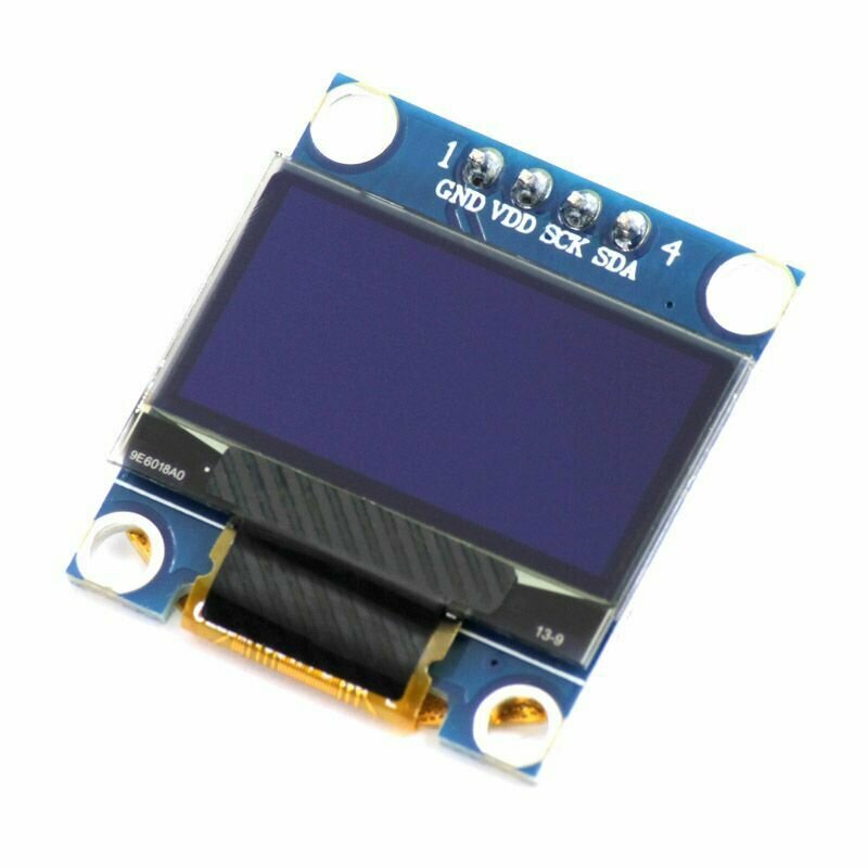 OLED дисплей 0.96 128х64, I2C синий