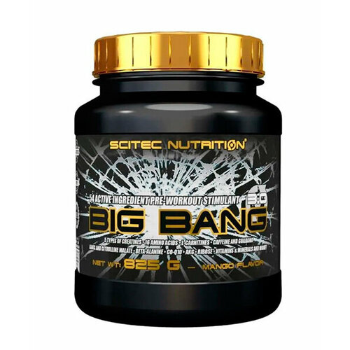 Big Bang Scitec Nutrition (Манго) предтренировочный комплекс scitec nutrition big bang 3 0 апельсин 825 гр 25 порций