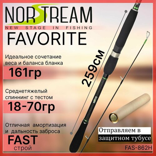 фото Спиннинг norstream favorite jig 2023 862h 18-70гр