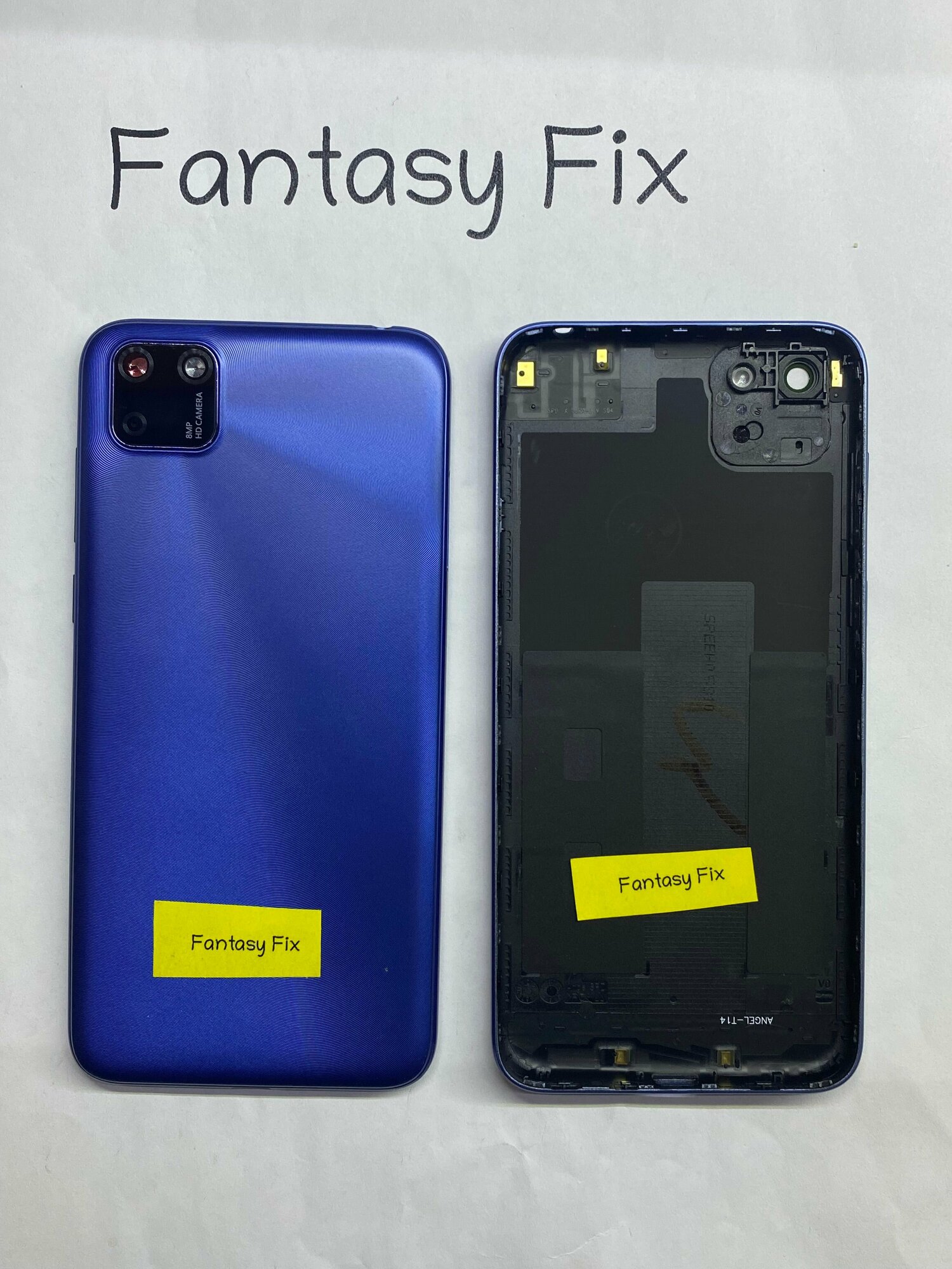 Задняя крышка для Huawei Honor 9S/Y5p (DUA-LX9/DRA-LX9) голубая