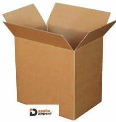 100 шт. Гофро коробка 4-клапанная 280х170х250мм, бурый Т23 профиль В