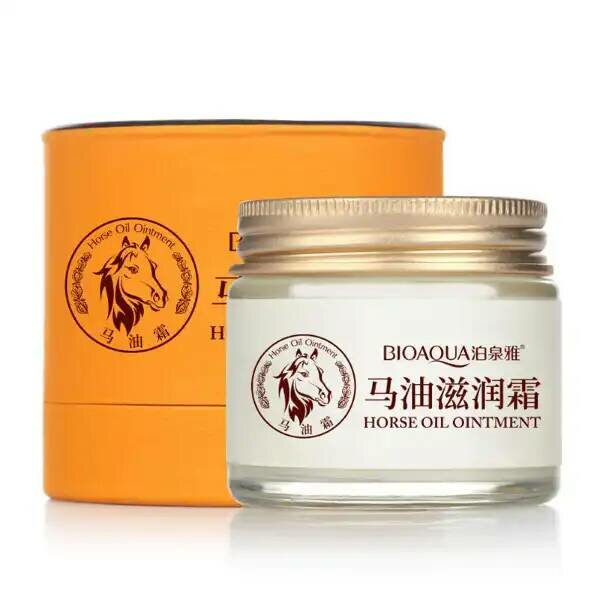 BioAqua Horse Oil Ointment Крем для лица против морщин с лошадиным маслом, 70 мл