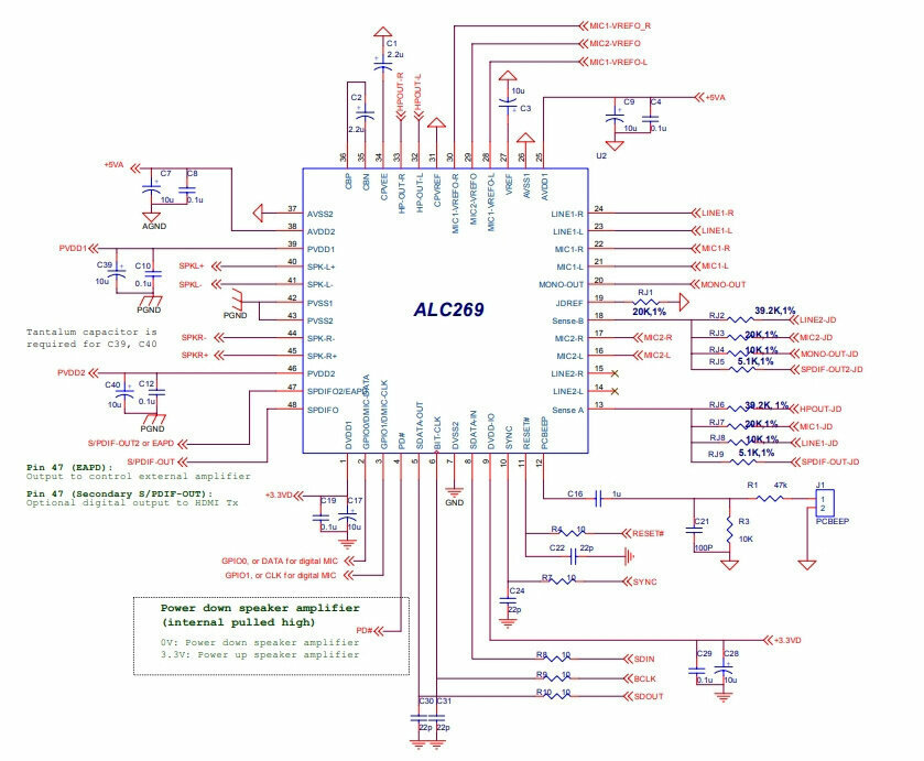 Аудио кодек ALC269 (Realtek)