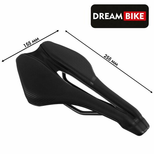 Седло Dream Bike спорт, цвет чёрный седло dream bike спорт комфорт цвет чёрный dream bike 7342381