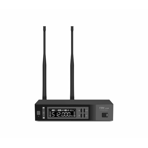 FBW A12R одноканальный приёмник рековый диверсивный 512-537МГц FM-модуляция 21030мВт 3 уровня Squelch индикация батареи 50Гц-15кГц 1028500₽