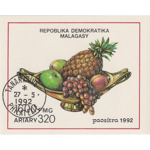 Почтовые марки Мадагаскар 1992г. Фрукты Фрукты U