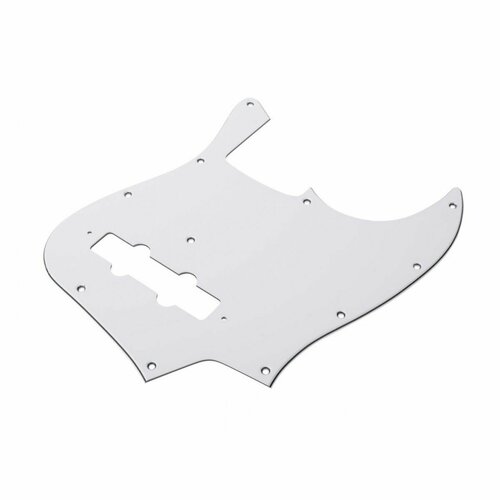 Панель (pickguard) Hosco для бас-гитары JB, трехслойная, белая (JB-W3P) панель pickguard hosco для бас гитары jb однослойная черная jb b1p