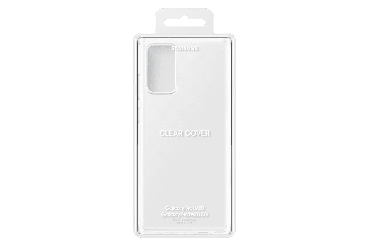Чехол (клип-кейс) SAMSUNG Clear Cover, для Samsung Galaxy Note 20, прозрачный [ef-qn980ttegru] - фото №11