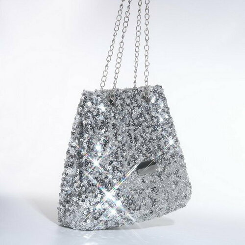 фото Сумка торба сима-ленд, серебряный сима-лэнд