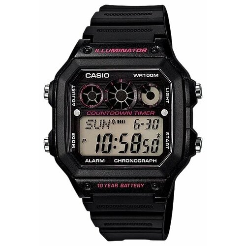 фото Наручные часы casio, черный