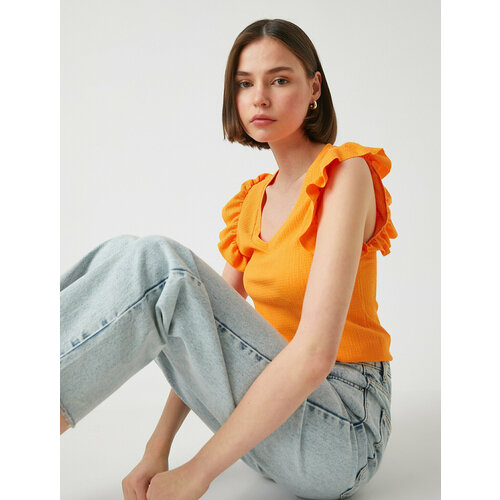 фото Топ koton, размер s, оранжевый