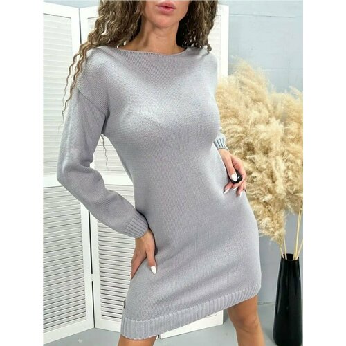 фото Платье размер 42-46, серый lady stile