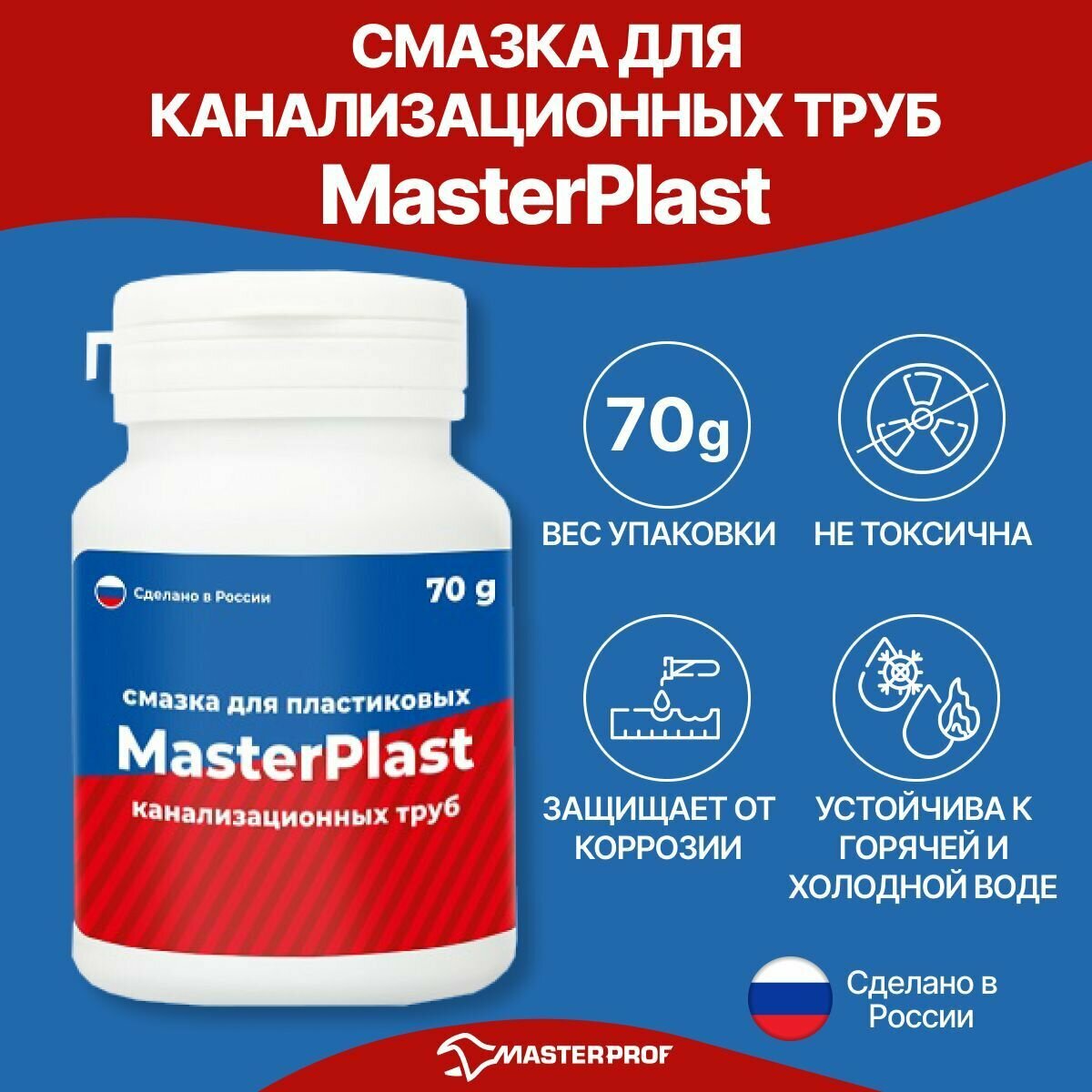 Смазка Masterprof MasterPlast ИС.130896