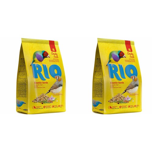 RIO Корм для экзотических птиц основной, 500 г, 2 шт rio корм для экзотических птиц основной 500 г