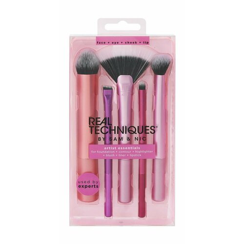 Набор из 5 кистей / Real Techniques Artist Essentials Brush Set