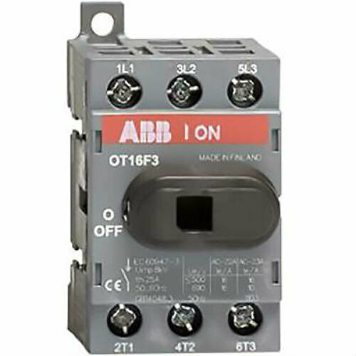 ABB OT16F3 Выключатель-разъединитель 3Р 16А 1SCA104811R1001