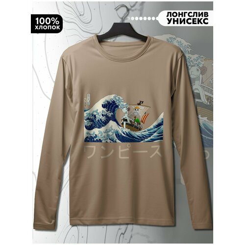фото Лонгслив hypnotica, размер s, бежевый
