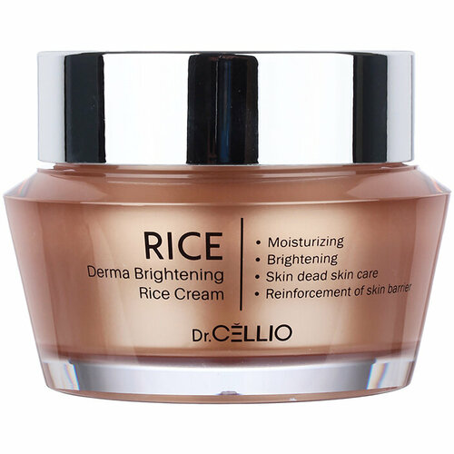 Крем для лица с рисовым экстрактом Dr.Cellio Derma Brightning Rice Cream