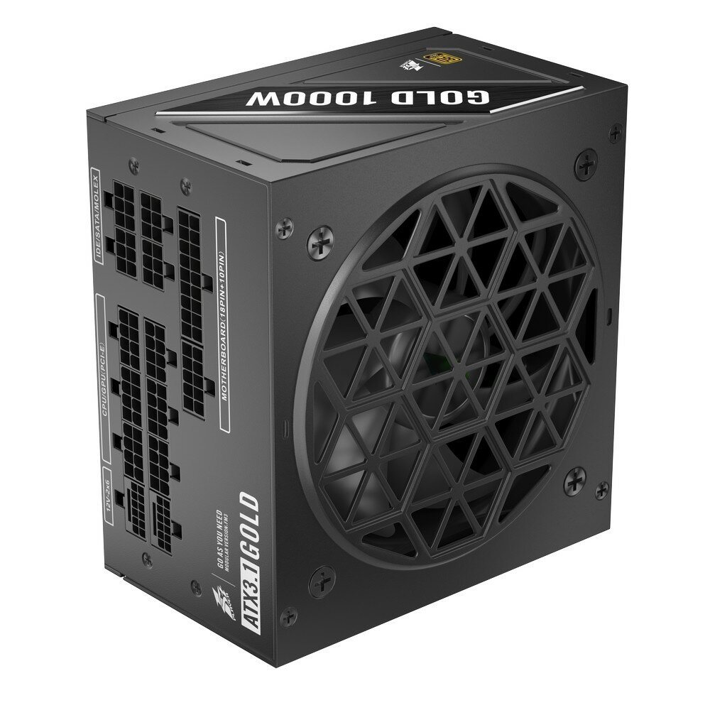 1STPLAYER Блок питания NGDP Gold 850W ATX 3.0, APFC, 80 PLUS Gold, LLC+DC-DC, 120mm fan, full modular HA-850BA4