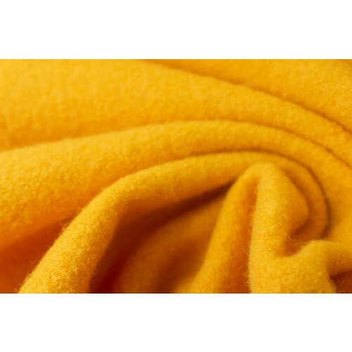 Ткань Пальтовый лоден, цвет желтка
