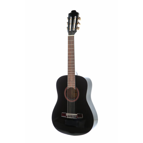 Классическая гитара 1/2 Fabio FC02 BK, ель, черная,34 дюйма