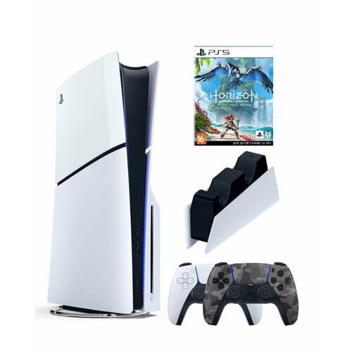 Приставка Sony Playstation 5 slim 1 Tb2-ой геймпадCamoзарядноеХорайзен 8199000₽