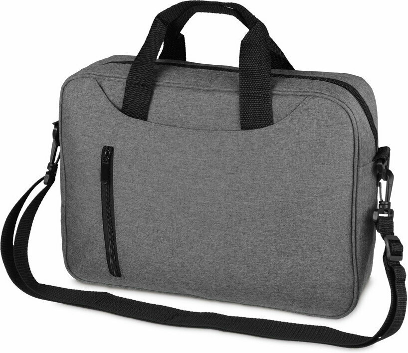фото Сумка для ноутбука Wing с вертикальным наружным карманом, серый
