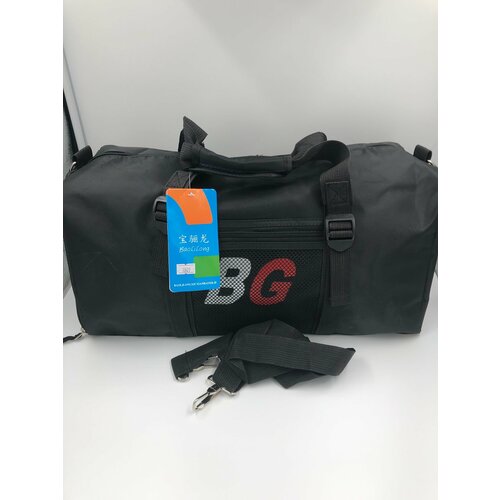 фото Сумка спортивная сумка, фактура гладкая, черный без бренда