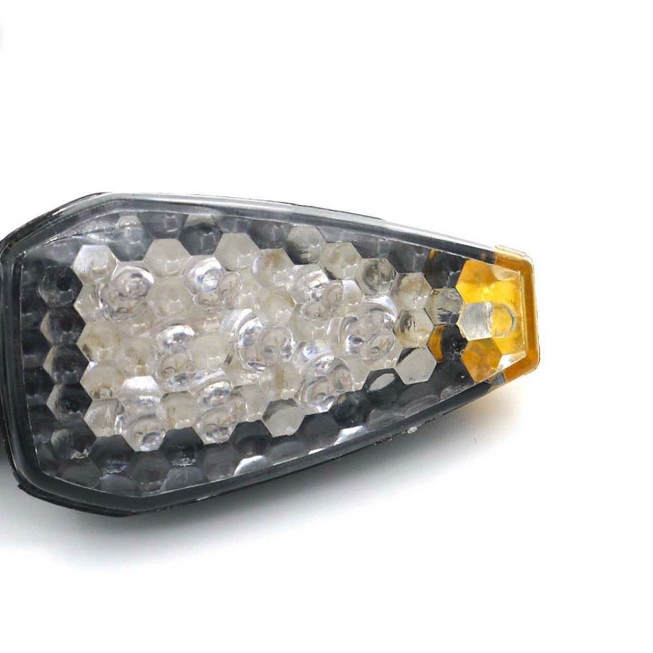 Указатели поворота светодиодные/поворотники универсальные 10LED (2шт) для мототехники — фото 1