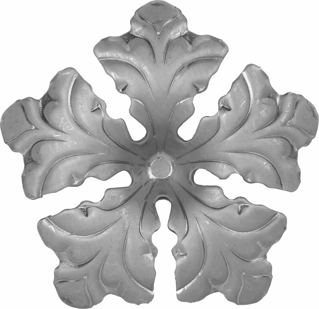 Элемент кованый Цветок диаметр 105 мм