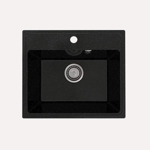 Изображение товара Кухонная мойка Practik PR-M-490-004 (без сифона), черный оникс