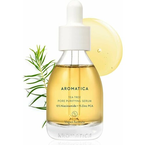 AROMATICA Противовоспалительная сыворотка для лица с чайным деревом Tea Tree Pore Purifying Serum