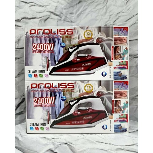 Паровой утюг для одежды с мощностью 2400Вт 270000₽