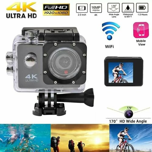 Купить Экшн-камера 4К Wi-Fi Full HD 1080P Профессиональная камера ...