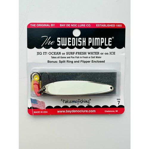 фото Блесна зимняя the swedish pimple 7 bay de noc lure company