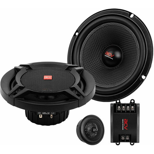 Колонки автомобильные ACV PG-62S 200Вт 92дБ 4Ом 16см 65дюйм ком2кол компонентные двухполосные 5200₽