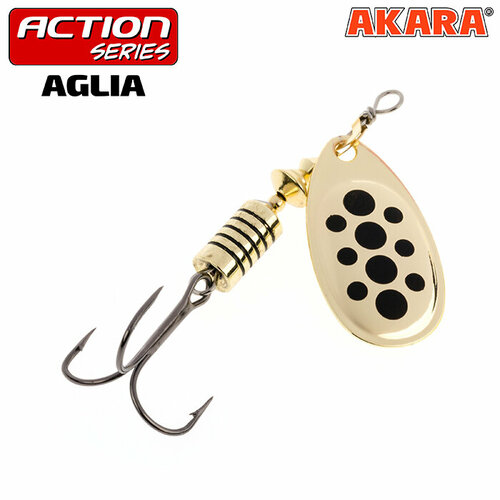 фото Блесна вращающаяся akara action series aglia 3 7 гр. 1/4 oz. a03