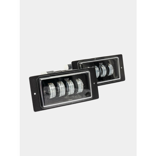 Светодиодные противотуманные фары ПТФ ВАЗ 2110 2115 2 штуки Тип 50W 1 режим 6000К для ВАЗ 2110-2114 с регулировкой 6597₽