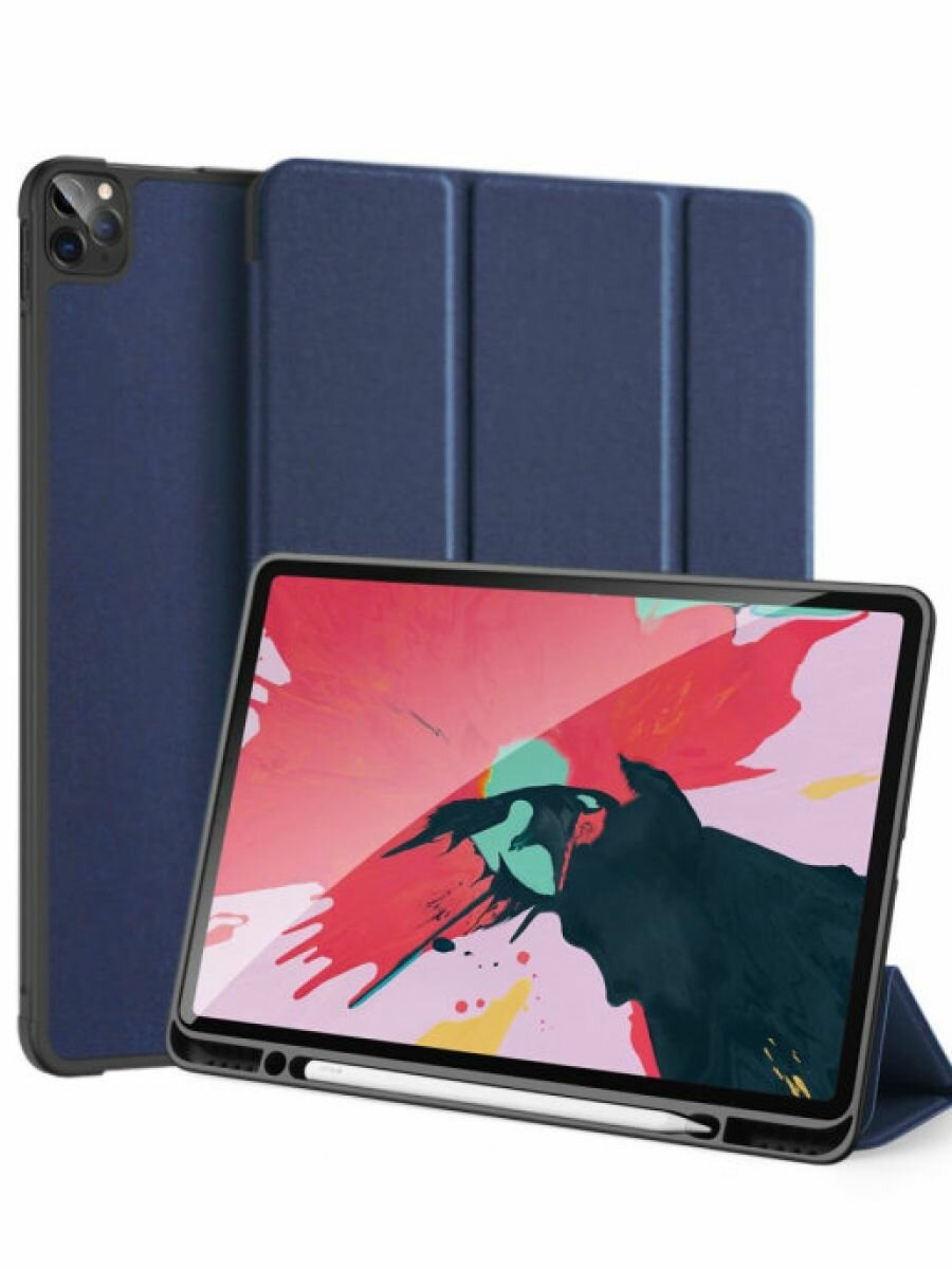 Brodef TriFold чехол книжка для iPad Pro 12.9 2020 синий