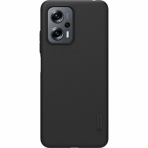 Накладка Nillkin Frosted Shield пластиковая для Xiaomi Redmi Note 11T Pro 5G / Note 11T Pro+ 5G / Poco X4 GT / K50i 5G Black (черная)