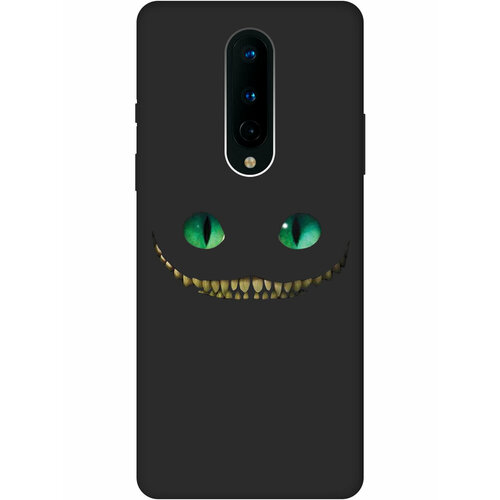 Матовый Soft Touch силиконовый чехол на OnePlus 8, ВанПлюс 8 с 3D принтом Cheshire Cat черный матовый soft touch силиконовый чехол на oneplus 8 ванплюс 8 с 3d принтом infinity w черный