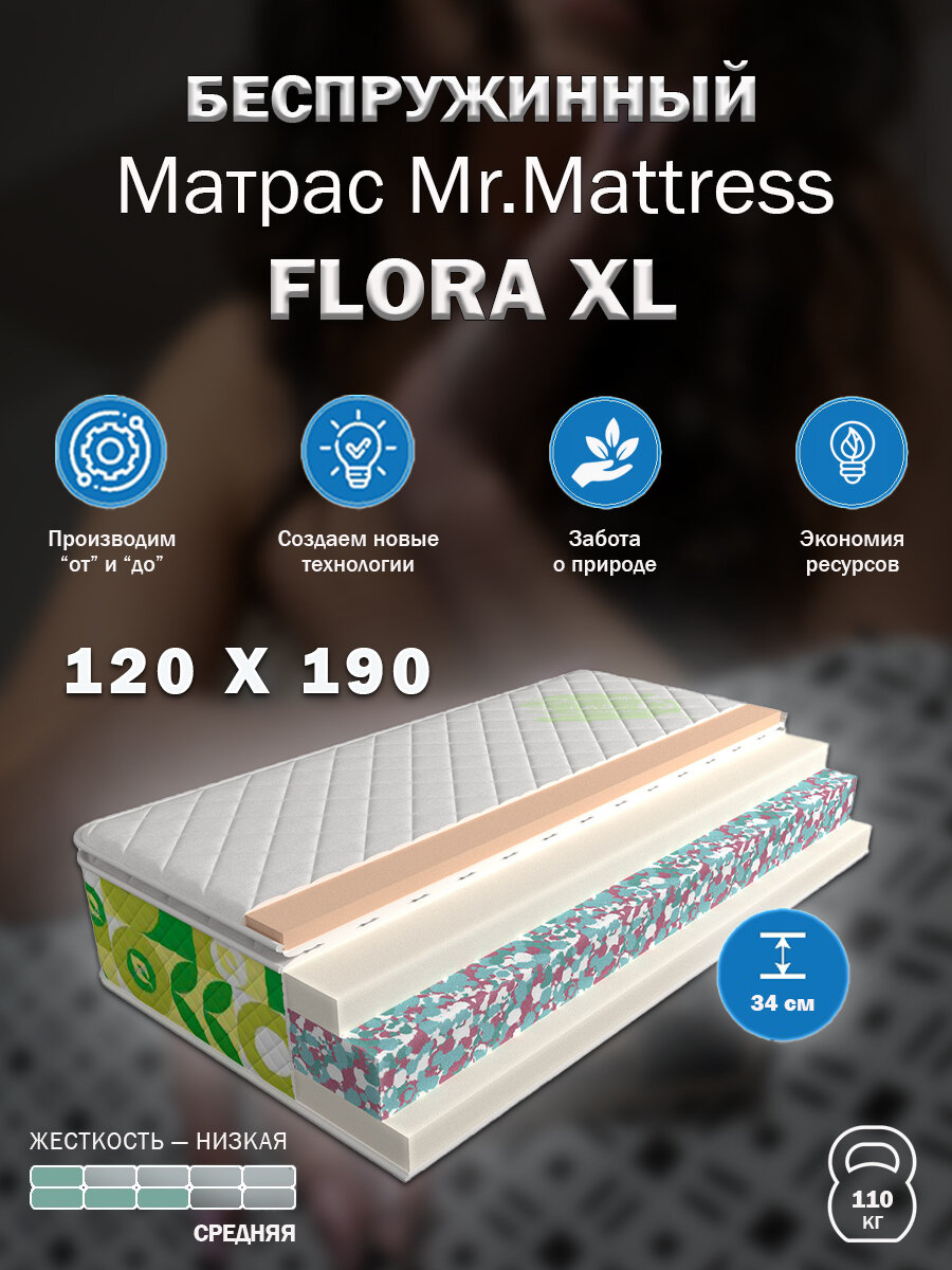 Матрас Mr. Mattress Flora XL 120x190