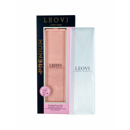 LEOVI Пемза для ног стеклянная CRISTAL FOOT 02 двухабразивная