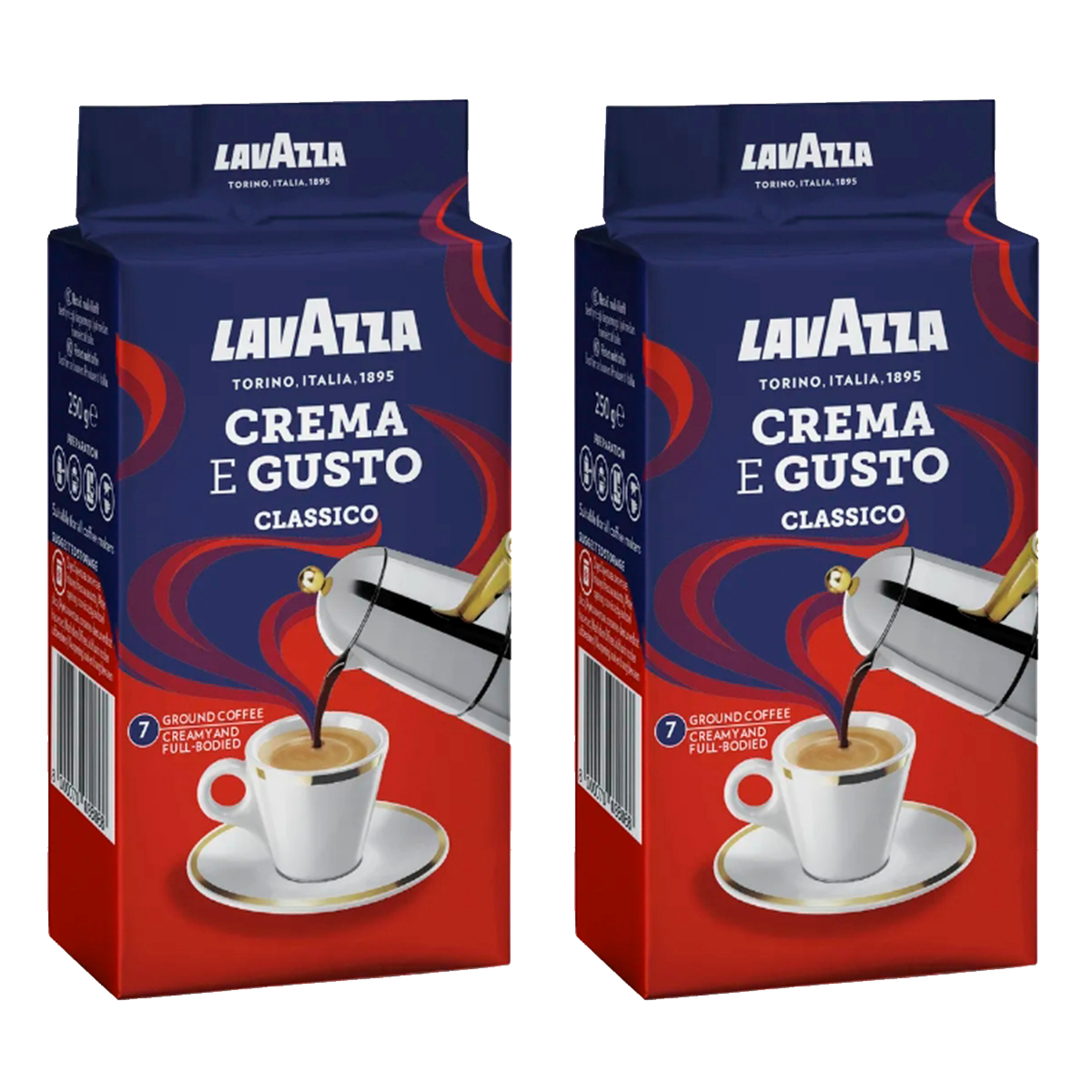 Кофе молотый LavAzza Crema e Gusto, 250 г в/у (Лавацца) х 2 шт