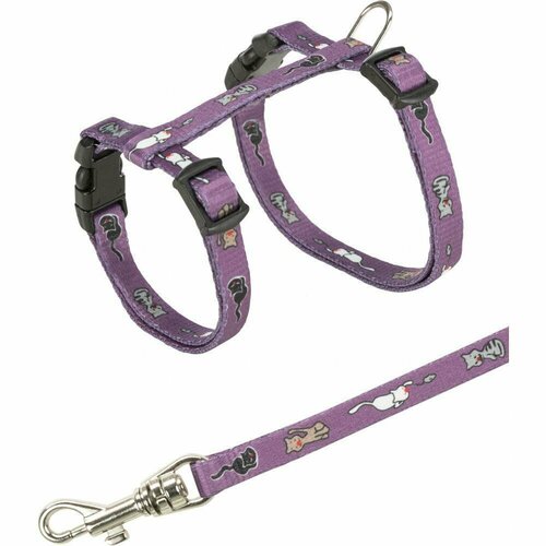 Шлейка для котят Trixie Kitten Harness, размер 21х33х0.8см.