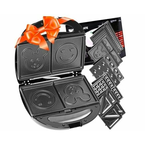 Вафельница Lehmann Masterplate 1200Вт черный 1374400₽