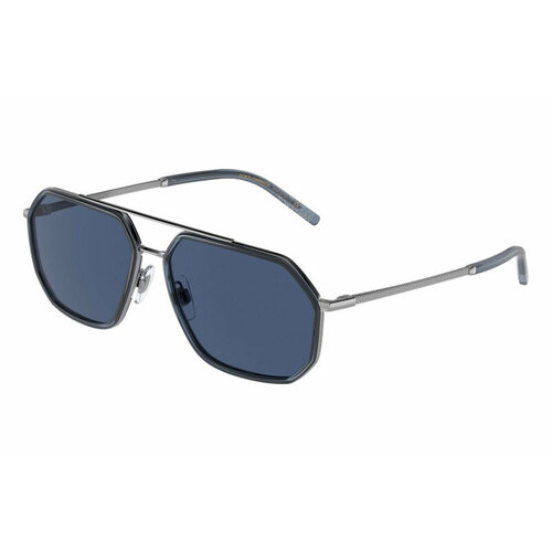 Солнцезащитные очки DOLCE & GABBANA DG 2285 110880, черный, серый