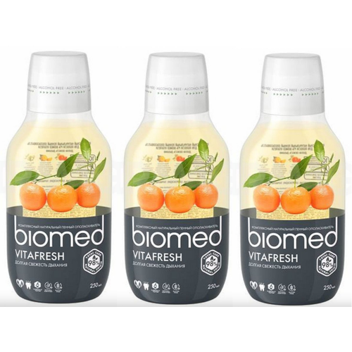 Ополаскиватель Biomed, Vitafresh, 250 мл, 3 шт.